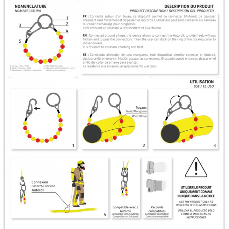 Collar de anclaje para manguera
