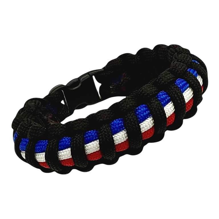 Feuerwehr-Paracord-Armband "Patriot Frankreich"