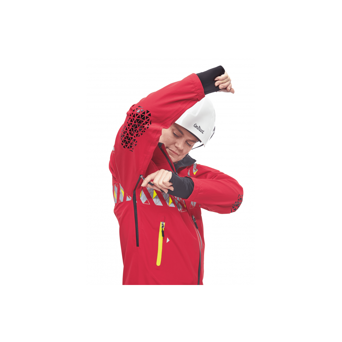 Veste de pluie ARK - ROUGE