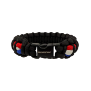 Bracelet Bleu Blanc Rouge FRANCE patriote paracorde police pompiers militaire gendarmerie