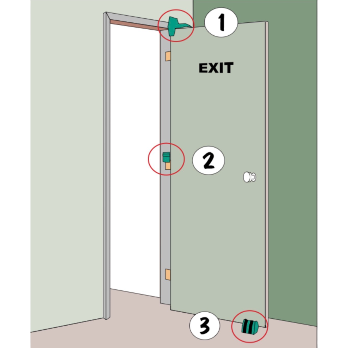 WEDGE IT RHINOEVAC Topes Para Puerta Cuña BOMBEROS TÁCTICO
