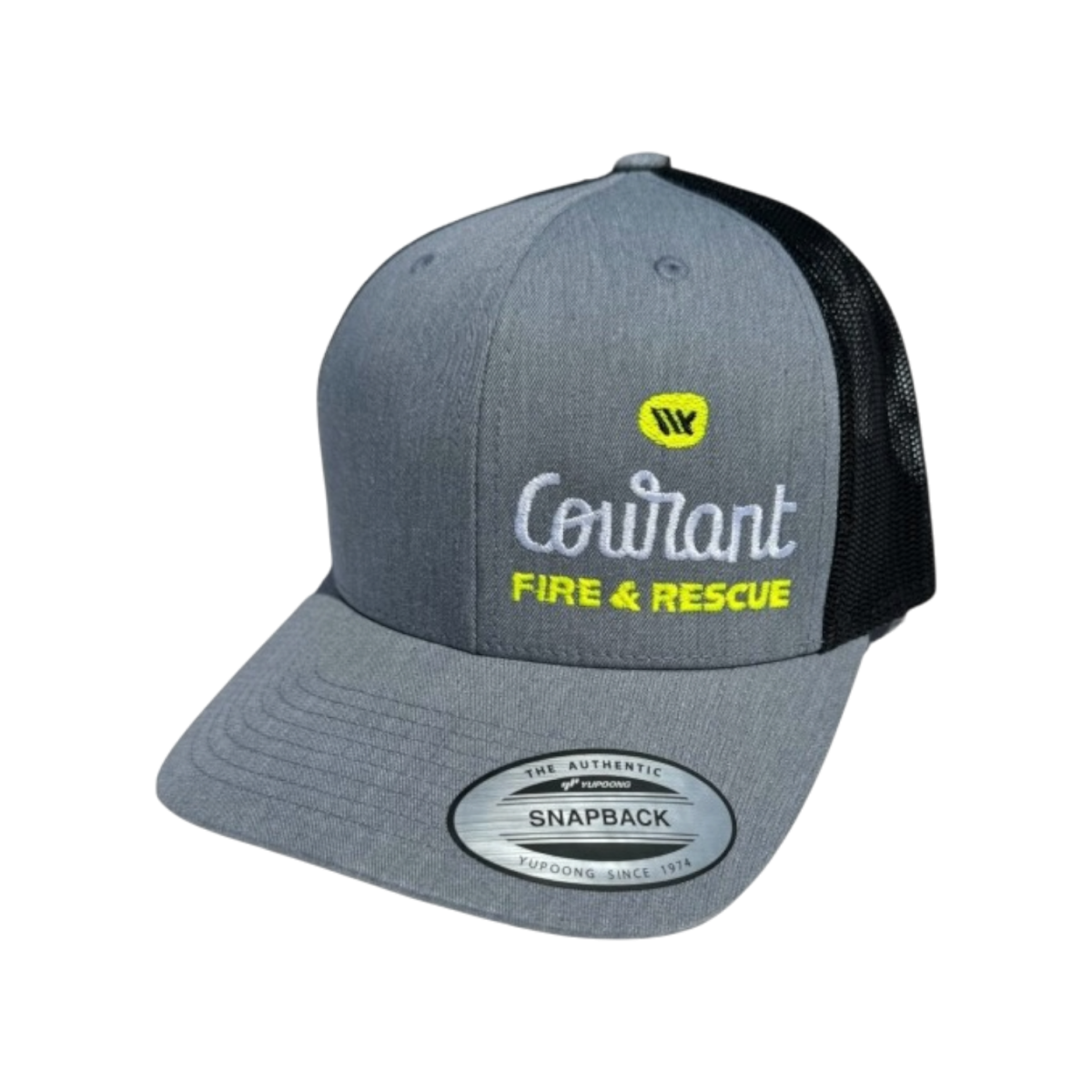 CASQUETTE TRUCKER COURANT FIRE & RESCUE CAP GRIS CHINÉ