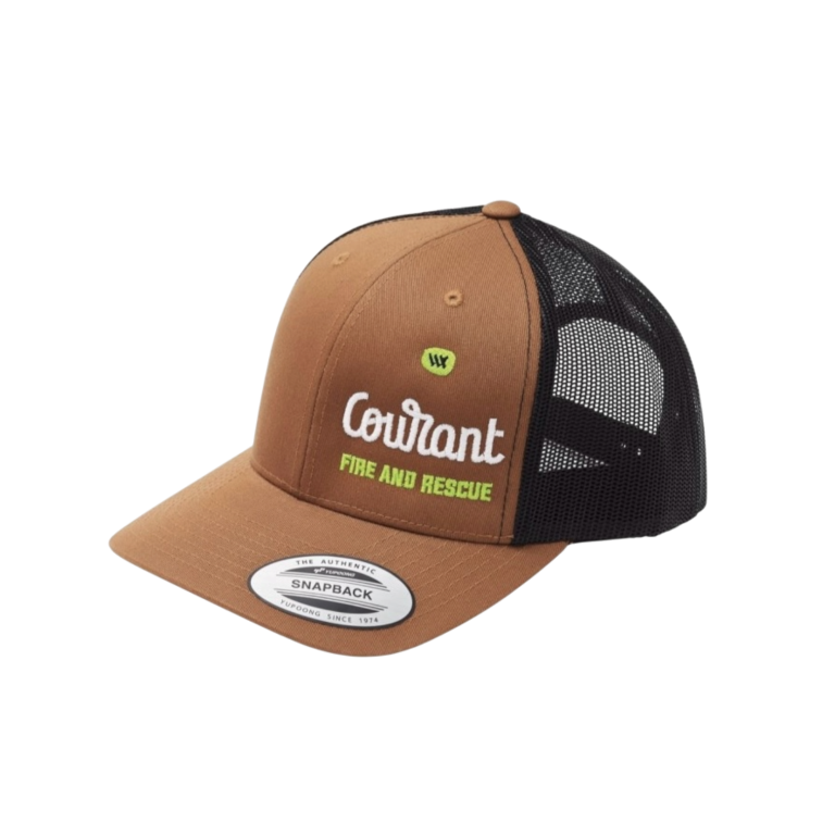 COURANT Fire & Rescue Trucker cap - BROWN/BLACK