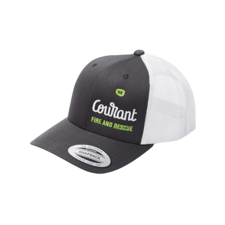 Casquette Trucker COURANT Fire & Rescue - GRIS/BLANC