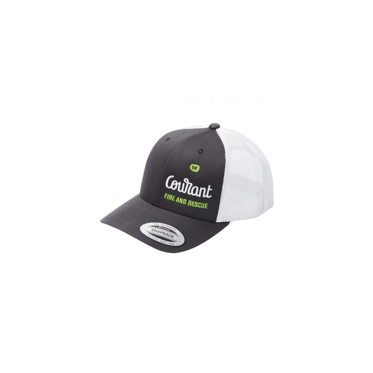 Casquette Trucker COURANT Fire & Rescue - GRIS/BLANC